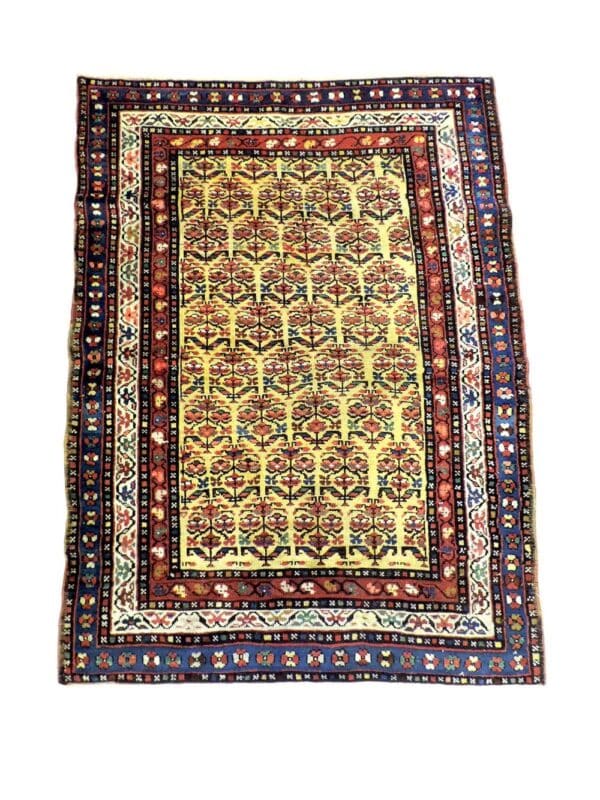 KURDISH 155cm x 117cm Antique Rugs 3