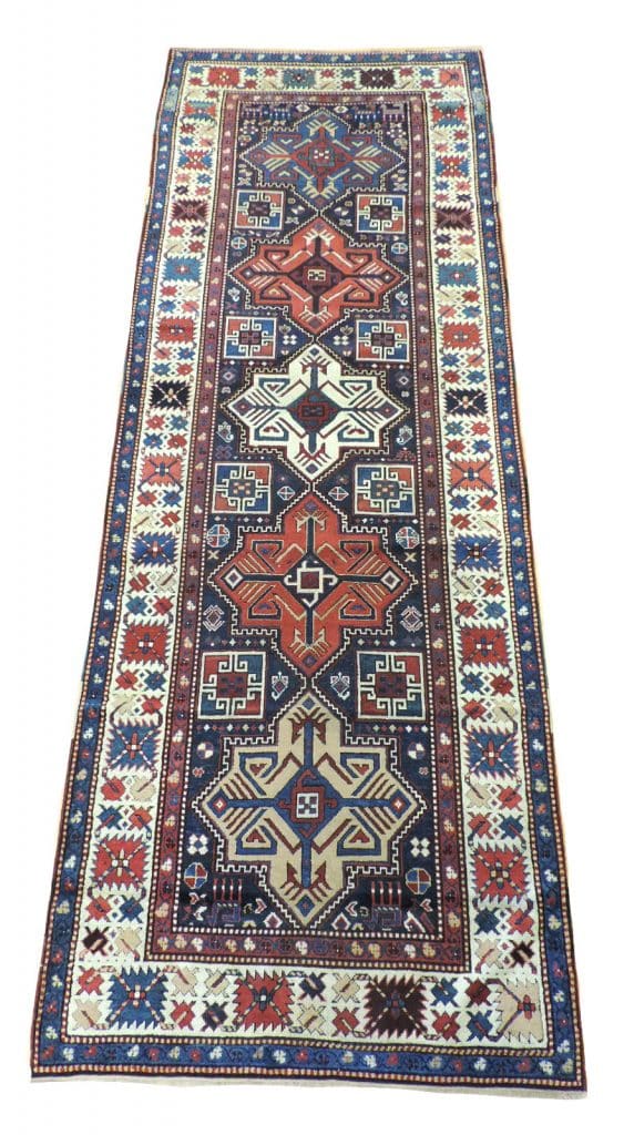 KAZAK AKSTAFA 305cm x 108cm Antique Rugs 3