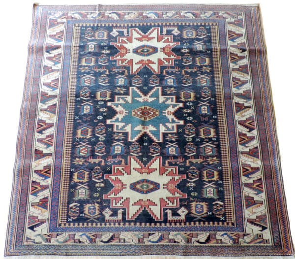 LESKI 143cm x 142cm Antique Rugs 3