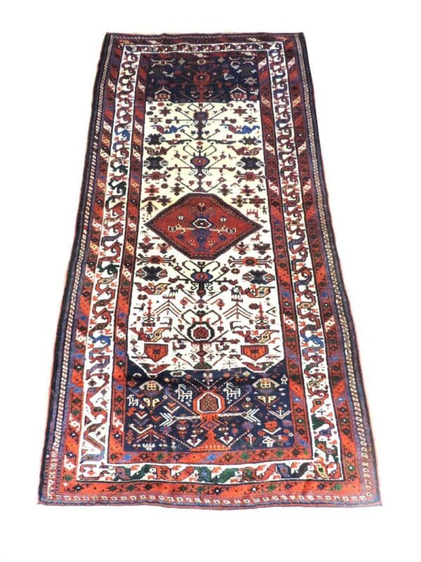 KURDISH 278cm x 126cm Antique Rugs 3