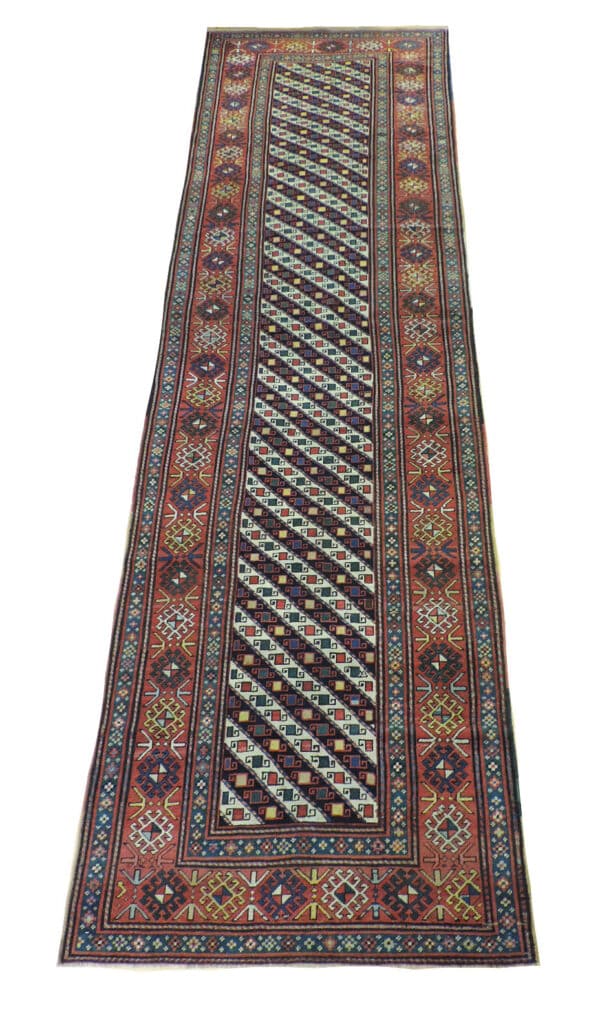 KAZAK 366cm x 105cm Antique Rugs 3