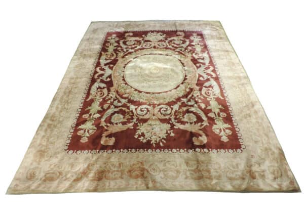 CHINESE AUBUSSON 372cm x 272cm Antique Rugs 3