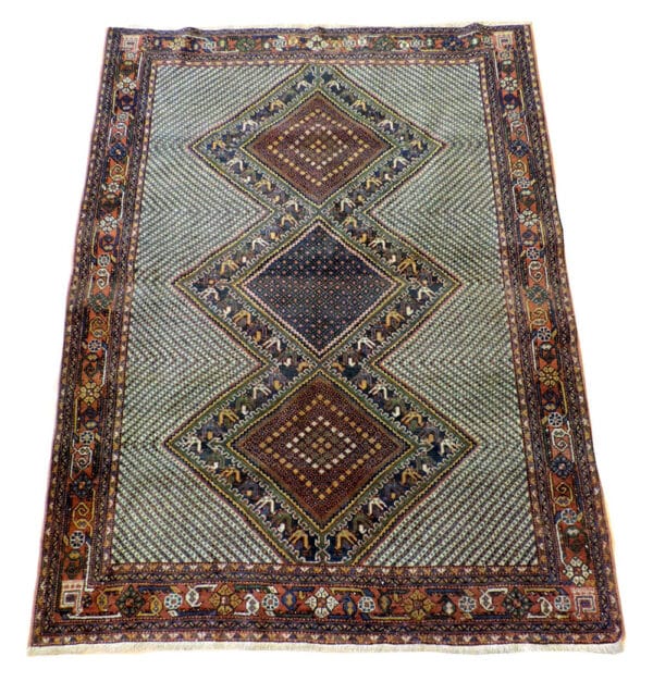 KHAMSHEH 190cm x 145cm Antique Rugs 3