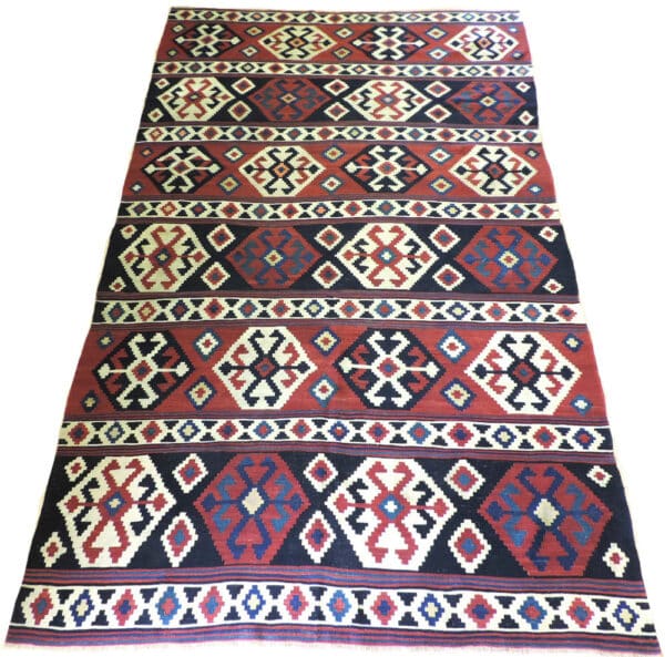 SHIRVAN KILIM 290cm x 170cm Antique Rugs 3