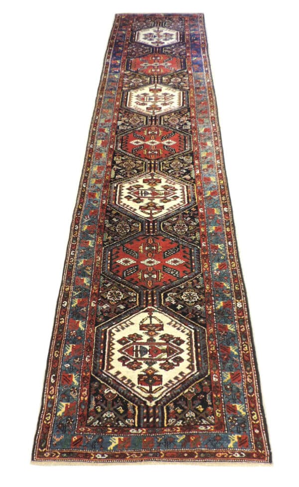 KURDISH 502cm x 109cm Antique Rugs 3