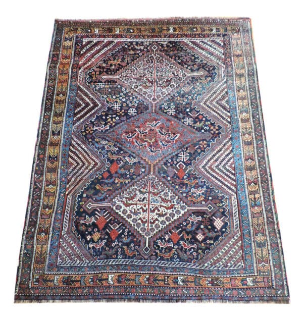 KHAMSHEH 178cm x 136cm Antique Rugs 3