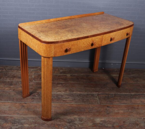 Art Deco Serving Table in Burr Maple c1930 Antique Tables 4