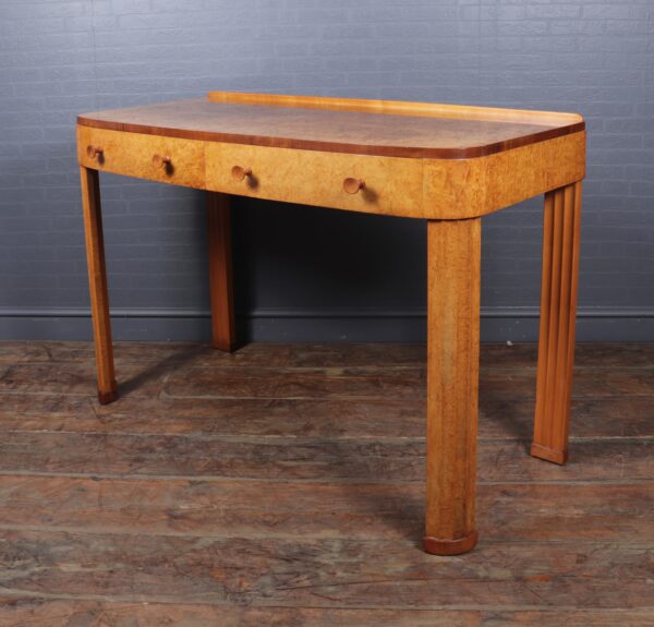 Art Deco Serving Table in Burr Maple c1930 Antique Tables 13