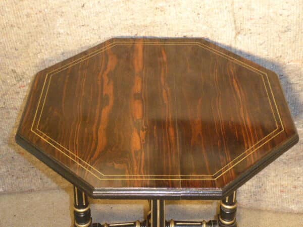 Coromandel octagonal occasional table circa 1860 coromandel Antique Tables 6