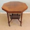 Antique Walnut Shaped Occasional Centre Table - Image 2