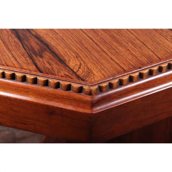 French Art Deco Rosewood coffee Table c 1920 - Image 16