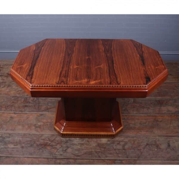 French Art Deco Rosewood coffee Table c 1920 - Image 15