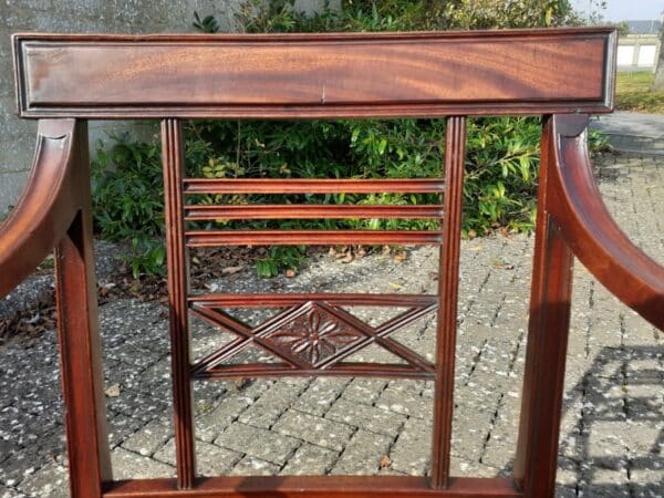 Geogian mahogany carver circa 1790 carver Antique Chairs 5