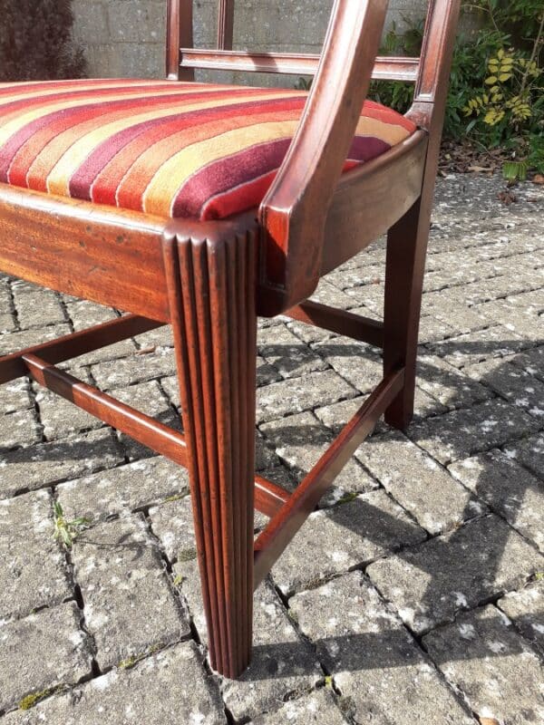 Geogian mahogany carver circa 1790 carver Antique Chairs 6