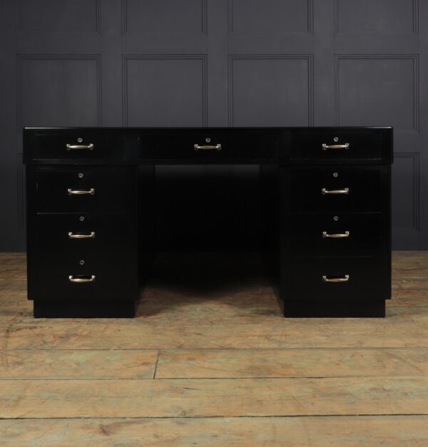 Art Deco Ebonised Black Desk art deco desk Antique Desks 14