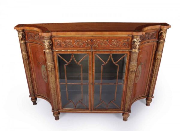 Fine Satinwood and Parcel Gilt Sideboard c1840 Antique Antique Cabinets 17