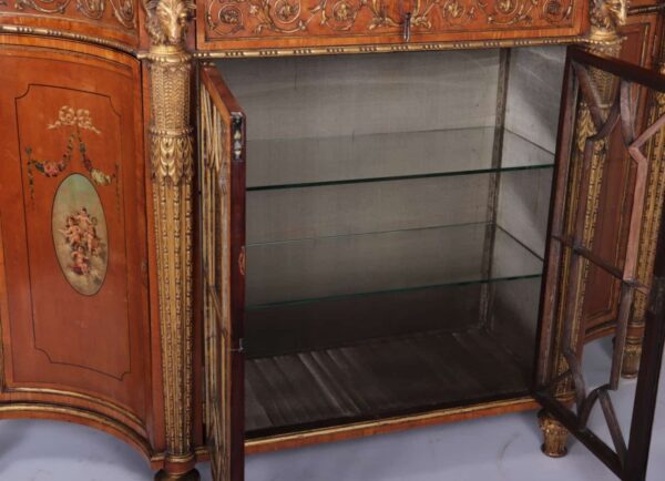 Fine Satinwood and Parcel Gilt Sideboard c1840 Antique Antique Cabinets 10