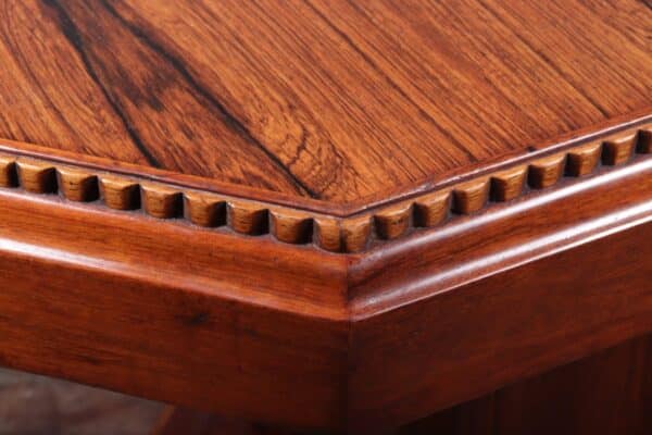 French Art Deco Rosewood coffee Table c 1920 - Image 5