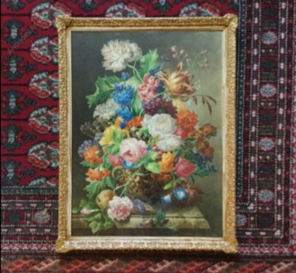 Still Life Flower Print After Joseph Nigg (1782-1863) After Original Oil Painting - Image 2