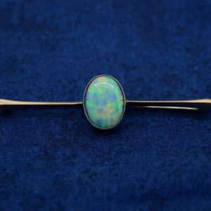 Antique Opal Brooch,Edwardian Opal Bar Brooch,Oval Opal Bar Brooch Miscellaneous