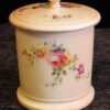 Antique Royal Worcester Blush Ivory Lidded Jar - Image 3
