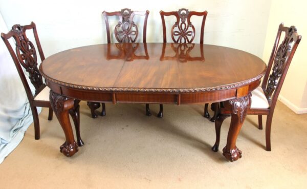 Antique Mahogany Extending Dining Table Antique Antique Tables 16