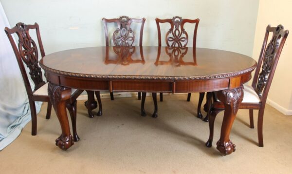 Antique Mahogany Extending Dining Table Antique Antique Tables 17