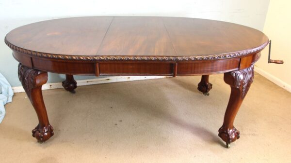 Antique Mahogany Extending Dining Table Antique Antique Tables 4