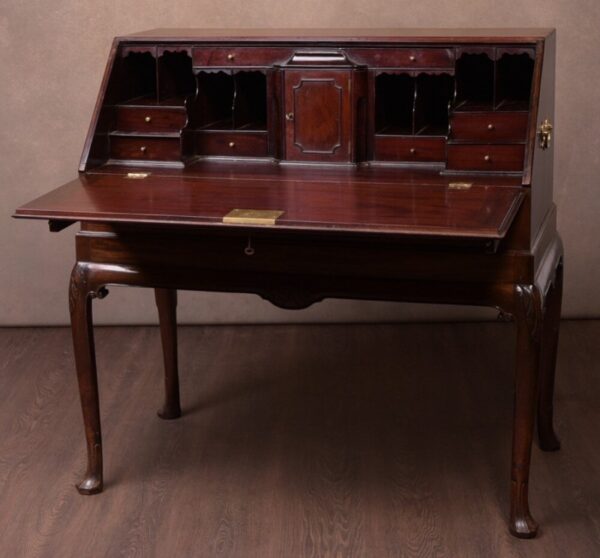 George III Style Mahogany Bureau On Stand By Muirhead And Moffat Of Glasgow SAI1690 Antique Furniture 15