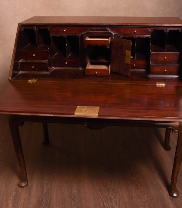 George III Style Mahogany Bureau On Stand By Muirhead And Moffat Of Glasgow SAI1690 Antique Furniture 21
