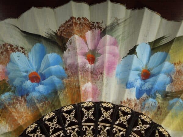 Vintage Hand Painted Fan Miscellaneous 4