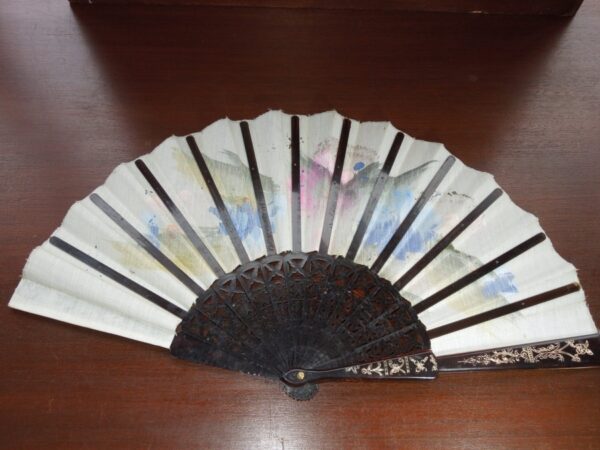 Vintage Hand Painted Fan Miscellaneous 5