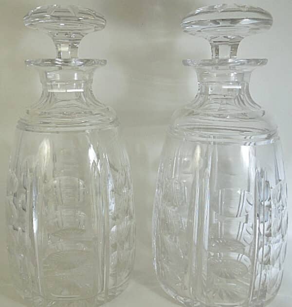 Pair of Art Deco period Stuart Crystal Decanters Miscellaneous 5