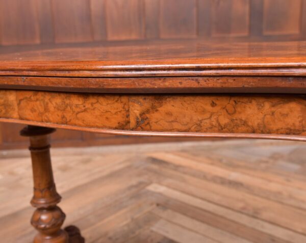 Superb Victorian Burr Walnut Card Table SAI1964 - Image 6