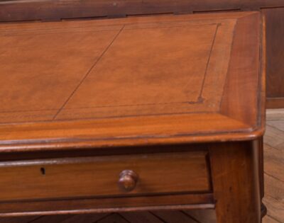 Handsome Victorian Mahogany Writing Desk Antique Furniture 6