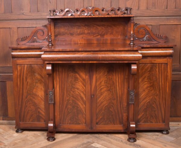 Outstanding William IV Flame Mahogany Break-centre Side Cabinet SAI1978 Antique Furniture 3