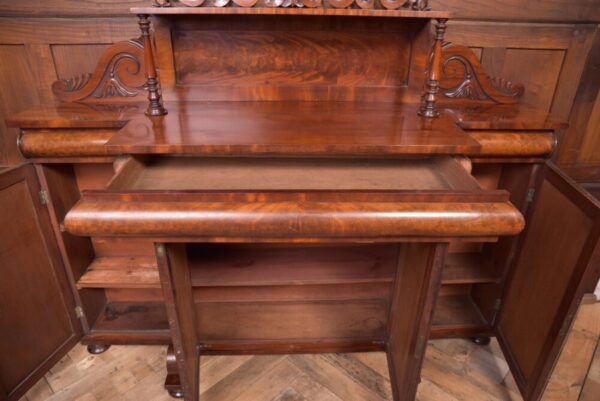 Outstanding William IV Flame Mahogany Break-centre Side Cabinet SAI1978 Antique Furniture 8
