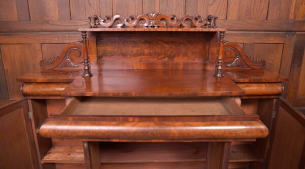 Outstanding William IV Flame Mahogany Break-centre Side Cabinet SAI1978 Antique Furniture 9