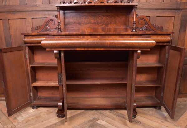 Outstanding William IV Flame Mahogany Break-centre Side Cabinet SAI1978 Antique Furniture 10