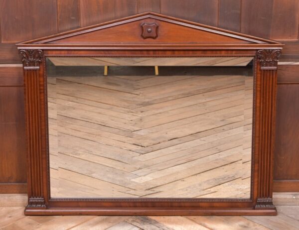 Edwardian Mahogany Over Mantle Mirror SAI2037 Antique Furniture 3