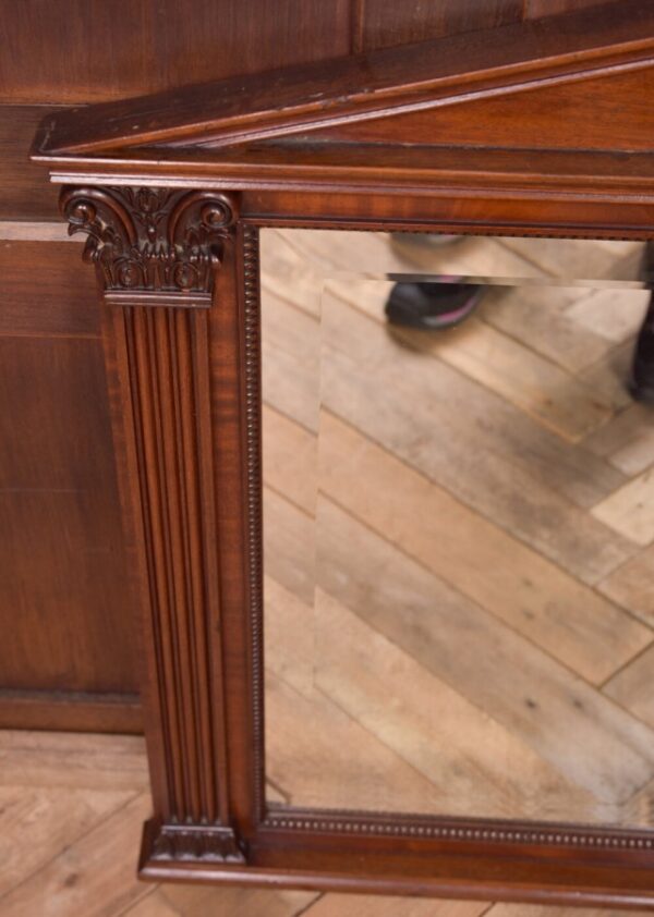 Edwardian Mahogany Over Mantle Mirror SAI2037 Antique Furniture 4