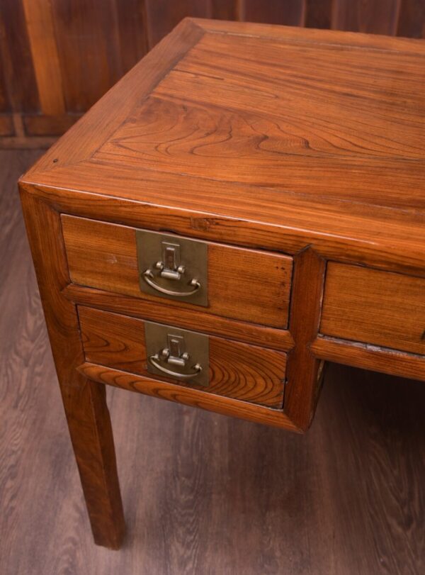 Chinese Elm Wood Knee Hole Desk SAI1870 Antique Furniture 4
