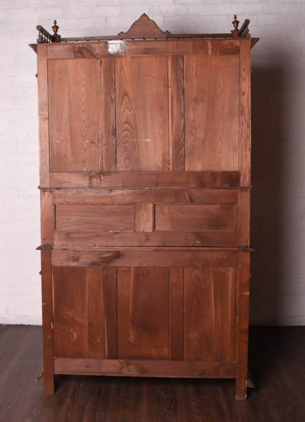 French Carved Walnut Hunts Game Cabinet SAI1001 Antique Furniture 6