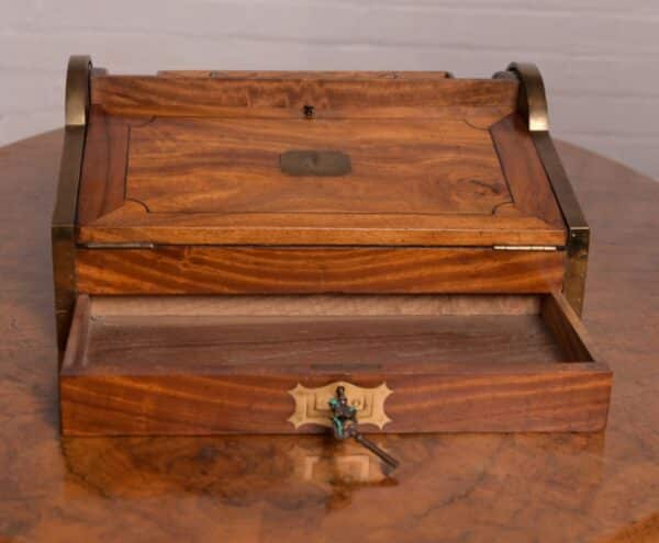 19th Century Camphor Wood Tambour Top Writing Box SAI1317 Antique Furniture 17