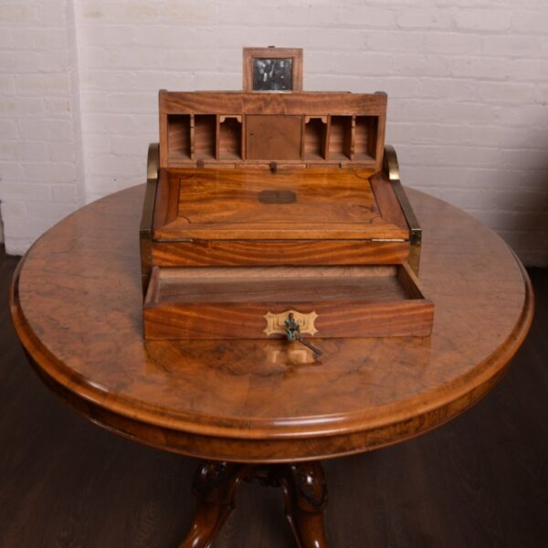 19th Century Camphor Wood Tambour Top Writing Box SAI1317 Antique Furniture 15