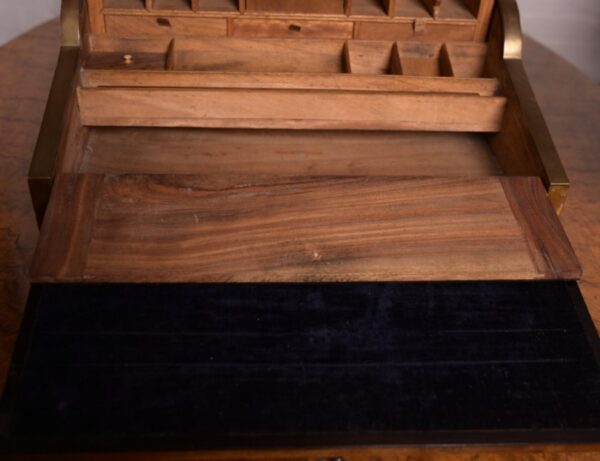 19th Century Camphor Wood Tambour Top Writing Box SAI1317 - Image 5