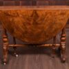 Victorian Burr Walnut Sutherland Table SAI1837 - Image 12