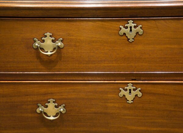 George III mahogany chest of drawers circa 1790 Antique Draws 5