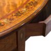 Painted satinwood oval centre table circa 1890 - Image 4