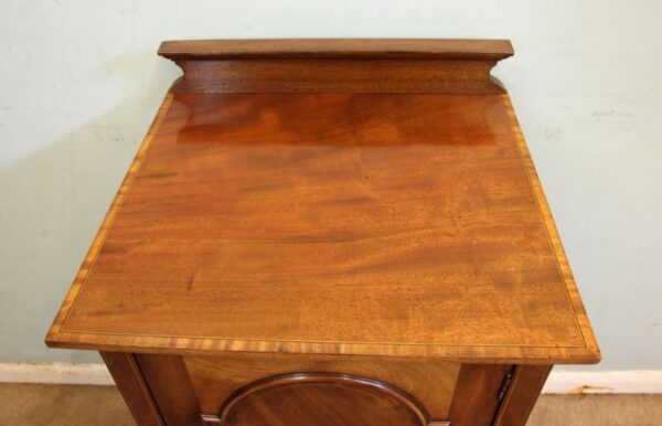 Antique Edwardian Mahogany Inlaid Cabinet. Sold Antique Antique Cabinets 9